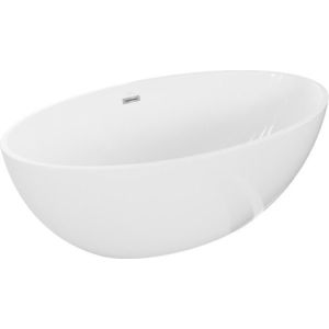 MEXEN/S - Nike vaňa voľne stojaca 175 x 100, biela, sifón a prepad chróm 54071751000-01 vyobraziť