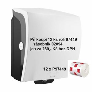 AKCIA Zásobník papierových uterákov KATRIN 82094 plus 2x6 roliek 97425 (náhrada za 46010) EG991 vyobraziť