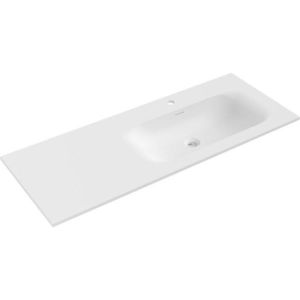 MEXEN - Vela umývadlo zapustené do dosky pravá 121 x 46, 5, biela mat 25231201P vyobraziť