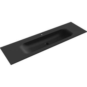 MEXEN - Vela umývadlo zapustené do dosky 161 x 46, 5, čierna mat 25231671 vyobraziť