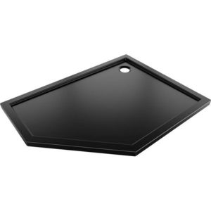 MEXEN - Flow päťboká sprchová vanička slim pravá 100 x 80, čierna mat 46P708010R vyobraziť
