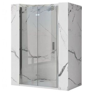 REA/S - Sprchové Dvere Molier Chrome + Profil 100 KPL-K6371 vyobraziť