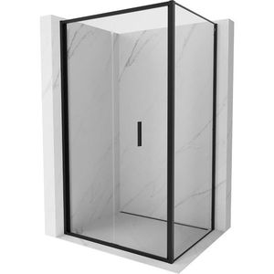 MEXEN/S - Exo sprchovací kút skladacie dvere 70 x 100, transparent, čierna 816-070-100-70-00 vyobraziť
