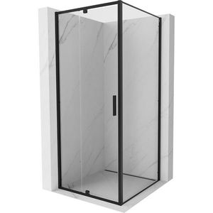 MEXEN/S - Exo sprchovací kút dvere krídlové 100 x 100, transparent, čierna 819-100-100-70-00 vyobraziť