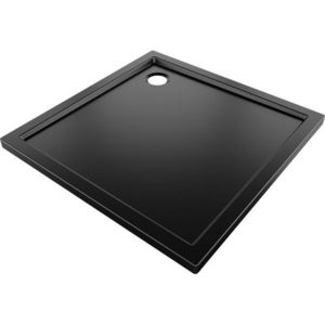 MEXEN - Flow Sprchová vanička štvorcová slim 100 x 100, čierna mat 46S701010 vyobraziť