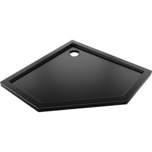 MEXEN - Flow päťboká sprchová vanička slim 100 x 100, čierna mat 46P701010 vyobraziť