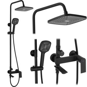 REA - Sprchový set s batériou 150mm STORM čierna matná REA-P9533 vyobraziť