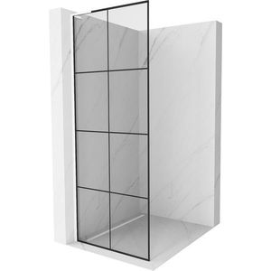 MEXEN/S - Kioto L Sprchová zástena WALK-IN 80 x 200, čierny vzor, biela 800-080-103-20-77 vyobraziť