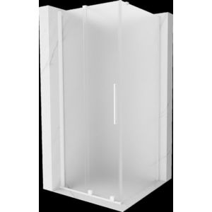MEXEN/S - Velár sprchovací kút, posuvné dvere 120 x 120, dekor, biela 871-120-120-31-20 vyobraziť