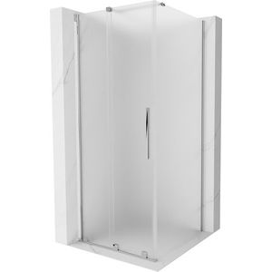 MEXEN/S - Velár sprchovací kút, posuvné dvere 120 x 120, dekor, chróm 871-120-120-31-01 vyobraziť