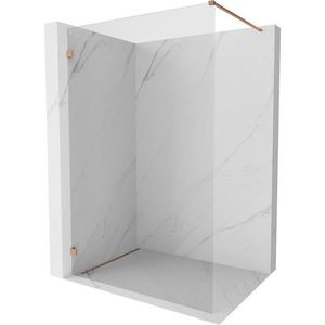 MEXEN/S - Lunar Sprchová zástena WALK-IN ľavá 100 x 200, transparent 8 mm, meď kartáčovaná 830-100-000-65-00-L vyobraziť