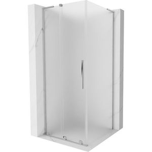 MEXEN/S - Velar L sprchovací kút, posuvné dvere 110 x 110, dekor, chróm 871-110-110-33-01 vyobraziť