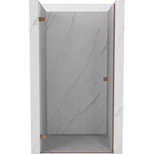 MEXEN/S - Lunar-B sprchové dvere krídlové ľavé 85, transparent, ružové zlato 832-085-000-60-00-L vyobraziť