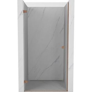 MEXEN/S - Lunar-B sprchové dvere krídlové ľavé 85, transparent, meď kartáčovaná 832-085-000-65-00-L vyobraziť