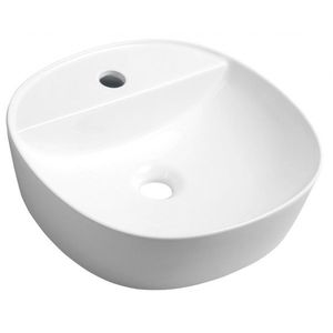 SAPHO - LUGANO keramické umývadlo na dosku, priemer 40cm, biela AR491 vyobraziť