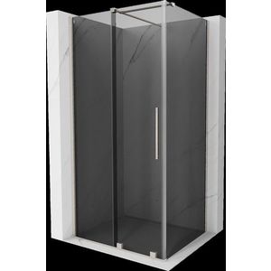 MEXEN/S - Velár sprchovací kút, posuvné dvere 120 x 80, grafit, nikel kartáčovaný 871-120-080-41-97 vyobraziť