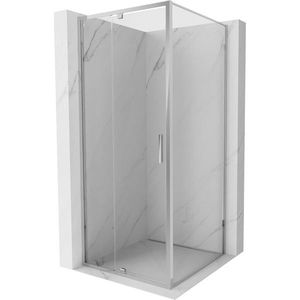 MEXEN/S - Exo sprchovací kút dvere krídlové 100 x 100, transparent, chróm 819-100-100-01-00 vyobraziť