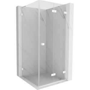 MEXEN/S - Lunar-F L sprchovací kút skladacie dvere pravá 70 x 70, transparent, biela 836L-070-070-20-00-P vyobraziť