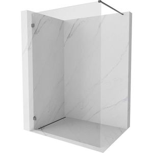 MEXEN/S - Lunar Sprchová zástena WALK-IN ľavá 80 x 200, transparent 8 mm, grafit kartáčovaná 830-080-000-66-00-L vyobraziť