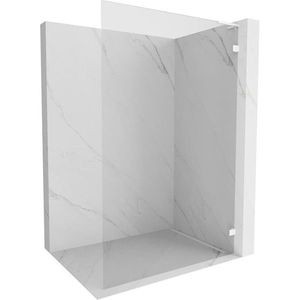 MEXEN/S - Lunar L Sprchová zástena WALK-IN pravá 50 x 200, transparent 8 mm, biela 830L-050-000-20-00-P vyobraziť