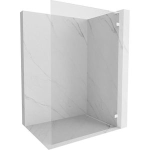 MEXEN/S - Lunar L Sprchová zástena WALK-IN pravá 80 x 200, transparent 8 mm, biela 830L-080-000-20-00-P vyobraziť