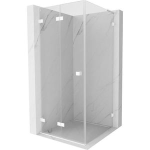 MEXEN/S - Lunar-F L sprchový kút skladacie dvere ľavá 70 x 70, transparent, biela 836L-070-070-20-00-L vyobraziť
