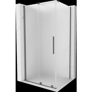 MEXEN/S - Velár sprchovací kút, posuvné dvere 100 x 75, dekor, grafit metal 871-100-075-31-95 vyobraziť