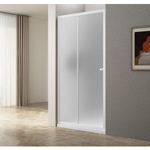 AQUALINE - UGGA posuvné sprchové dvere 1100, Brick sklo, biela AWS110 vyobraziť