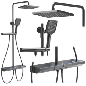 REA - Sprchový set s termostatom Pedro Titanium REA-P0896 vyobraziť