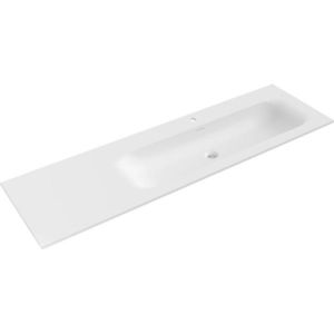 MEXEN - Vela umývadlo zapustené do dosky pravá 161 x 46, 5, biela mat 25231601P vyobraziť