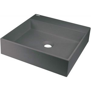 DEANTE - Correo anthracite metallic Granit umývadlo na dosku - 400x400 mm CQR_TU4S vyobraziť