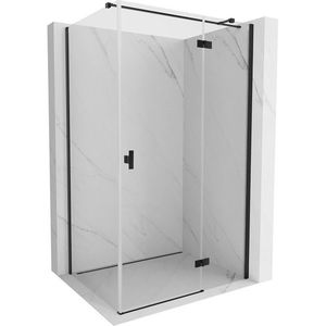 MEXEN/S - Mist HT sprchovací kút dvere krídlové pravá 105 x 100, transparent, čierna 8A5T-105-100-70-00-P vyobraziť