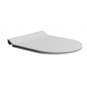 GSI - WC sedátko, SLIM, Soft Close, Quick Release, biela mat/chróm MS86CSN09 vyobraziť