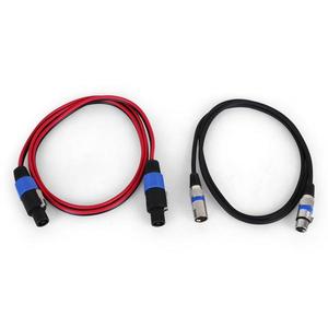Malone Auna JO-Kabel-Kit, 1 x XLR kábel, 1 x PA kábel vyobraziť