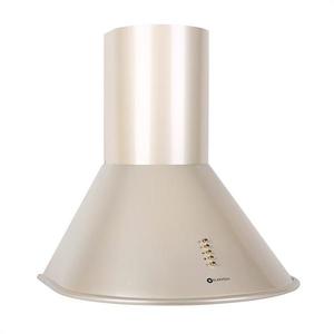 Klarstein Lumio, digestor, 60 cm, komínový, 490 m³/h, retro dizajn, nehrdzavejúca oceľ, champagne vyobraziť