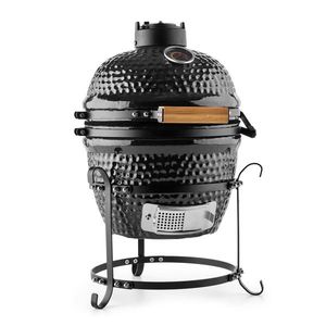 Klarstein Princesize, kamado gril, keramický, 11", údenie, BBQ, pomalé varenie, čierny vyobraziť