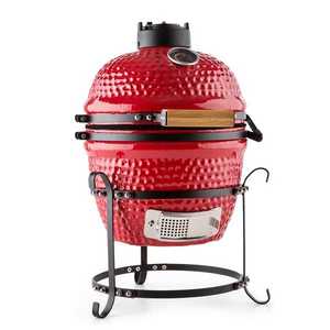 Klarstein Princesize, kamado gril, keramický, 11", údenie, BBQ, pomalé varenie, červený vyobraziť