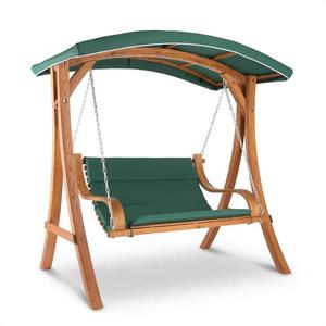 Blumfeldt Tahiti, záhradná hojdačka, 110 cm, 2 miesta, strecha, polyester, červený smrek vyobraziť