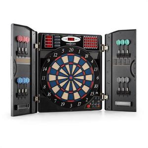 OneConcept Masterdarter, kovový vzhľad, terč na šípky, automat na šípky, mäkký hrot, dvierka vyobraziť