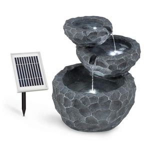 Blumfeldt Murach, solárna kaskádová fontána, akumulátorová prevádzka, 2 W, solárny panel, 3x LED vyobraziť