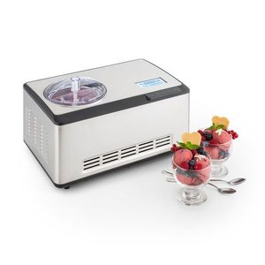 Klarstein Dolce Bacio, zmrzlinovač, kompresor, 2 l, LCD displej, dotykový panel, nehrdzavejúca oceľ vyobraziť