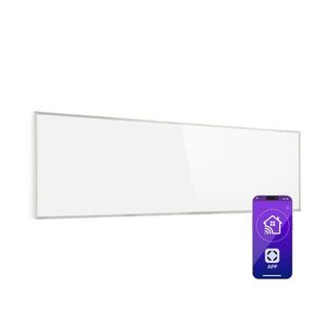 Klarstein Wonderwall 300 Smart, infračervený ohrievač, 30 x 100 cm, 300 W, týždenný časovač, IP24, biely vyobraziť