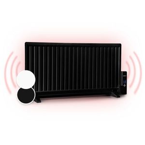 OneConcept Wallander, olejový radiátor, 1000 W, termostat, olejové vyhrievanie, plochý dizajn, čierny vyobraziť