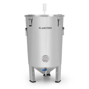 Klarstein Gärkeller, fermentačný kotol, 30 l, kvasné rúrky, teplomer, 304-ušľachtilá oceľ vyobraziť