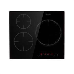 Klarstein Delicatessa 3, indukčná varná doska, 5800 W, 3 zóny, sklokeramika, čierna vyobraziť