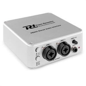 Power Dynamics PDX25, stereo-audio rozhranie, vrátane Audacity softvéru vyobraziť