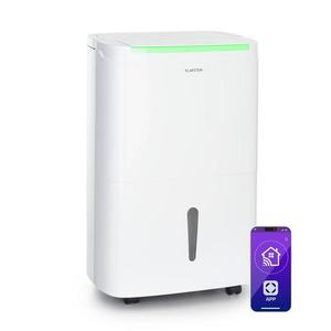 Klarstein DryFy Pro Connect Smart, Odvlhčovač vzduchu, WiFi, Kompresný, 30l/d, 50-60m², Biela vyobraziť