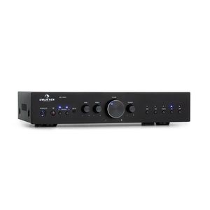 Auna AV2-CD608BT, HiFi stereo zosilňovač, 4 x 100 W RMS, BT, digitálny optický vstup, čierny vyobraziť