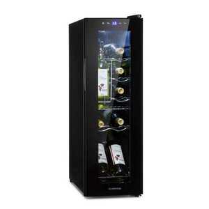 Klarstein Shiraz 12 Slim, vinotéka, 32 l, 12 fliaš, 85 W, 5–18°C, dotykový ovládací panel vyobraziť