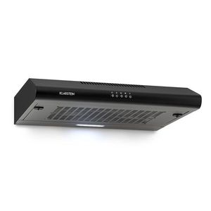 Klarstein Capannina, digestor, 60 cm, podskrinkový, 166 m³/h, LED, nehrdzavejúca oceľ, čierny vyobraziť